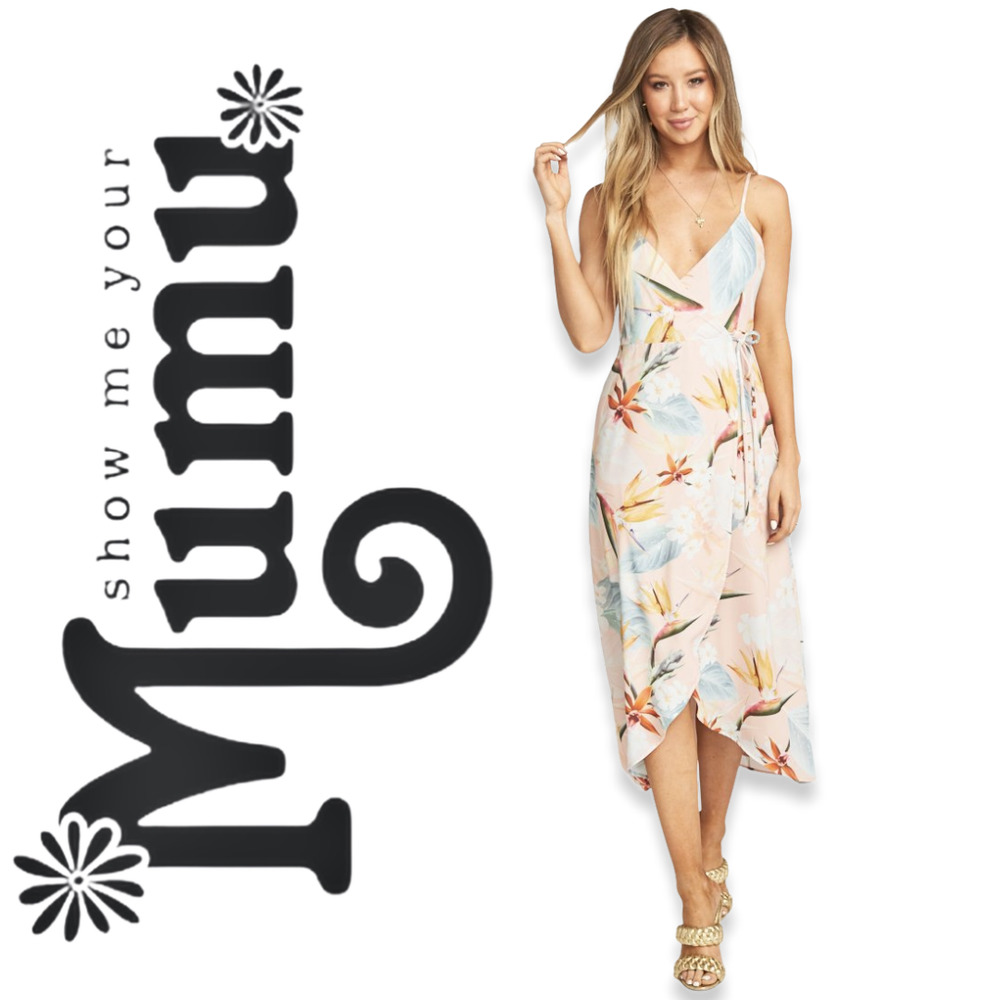 Show Me Your MuMu Meghan Wrap Dress Party Paradise